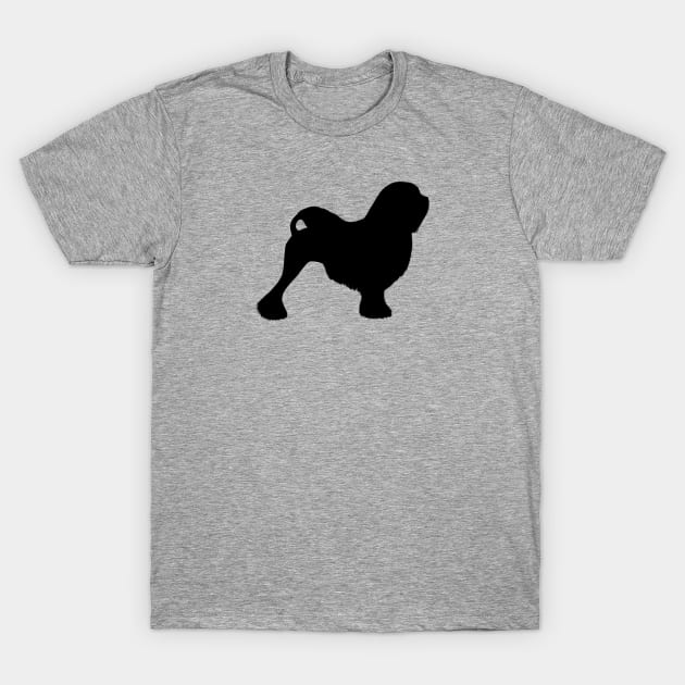 Lowchen Silhouette T-Shirt by Coffee Squirrel